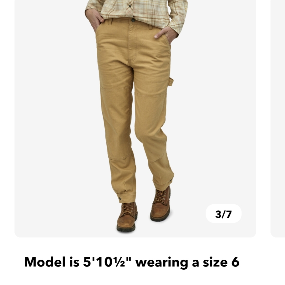 Patagonia W's Hemp Canvas Work Pant - Short